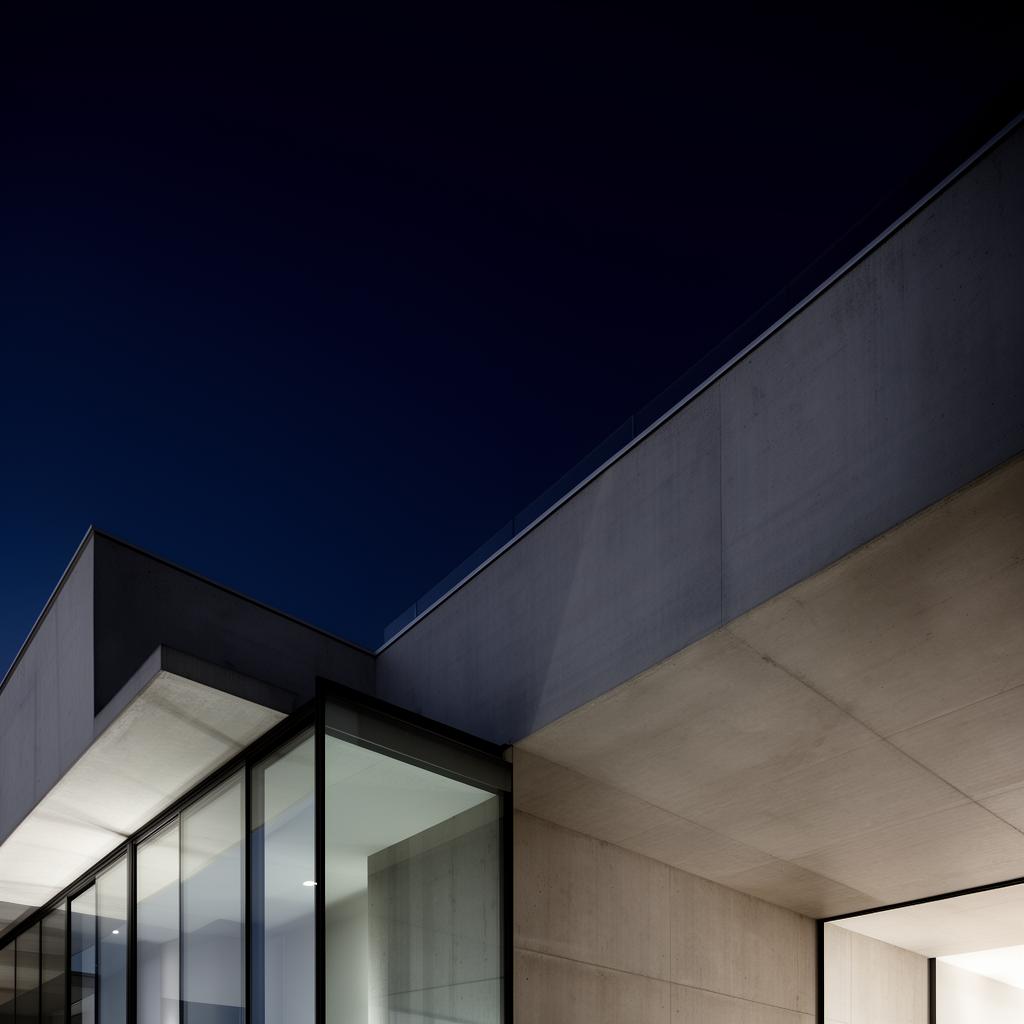 Mørkt arkitekturbillede